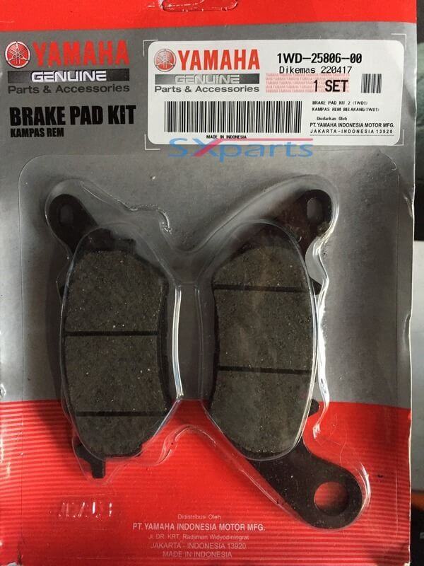 Rear Brake Pad Kit YZF R3 R25 1WD-25806-00 – SXParts