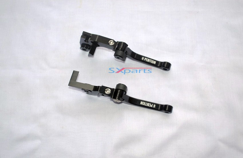 Folding Brake Clutch Alloy Levers For 50-160cc CRF50 KLX TTR YCF SSR Dirt Bike e Folding Brake Clutch Alloy Levers For 50-160cc CRF50 KLX TTR YCF SSR Dirt Bike e