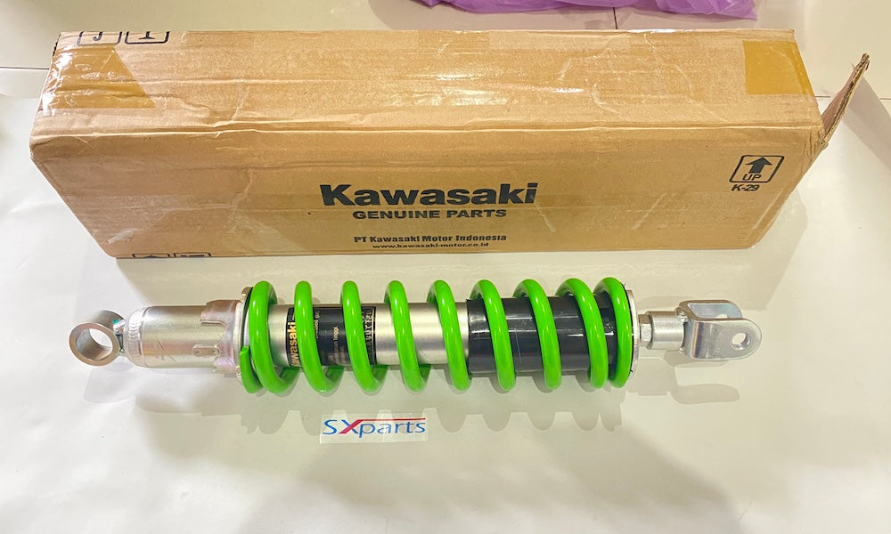 Genuine Kawasaki KLX150 BF Monoshock Green Rear Shock